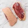 Corn-fed duck breasts