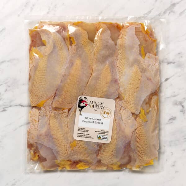 Cockerel Breast | Fook Wong Chicken | 8pcs per pack, ~1kg