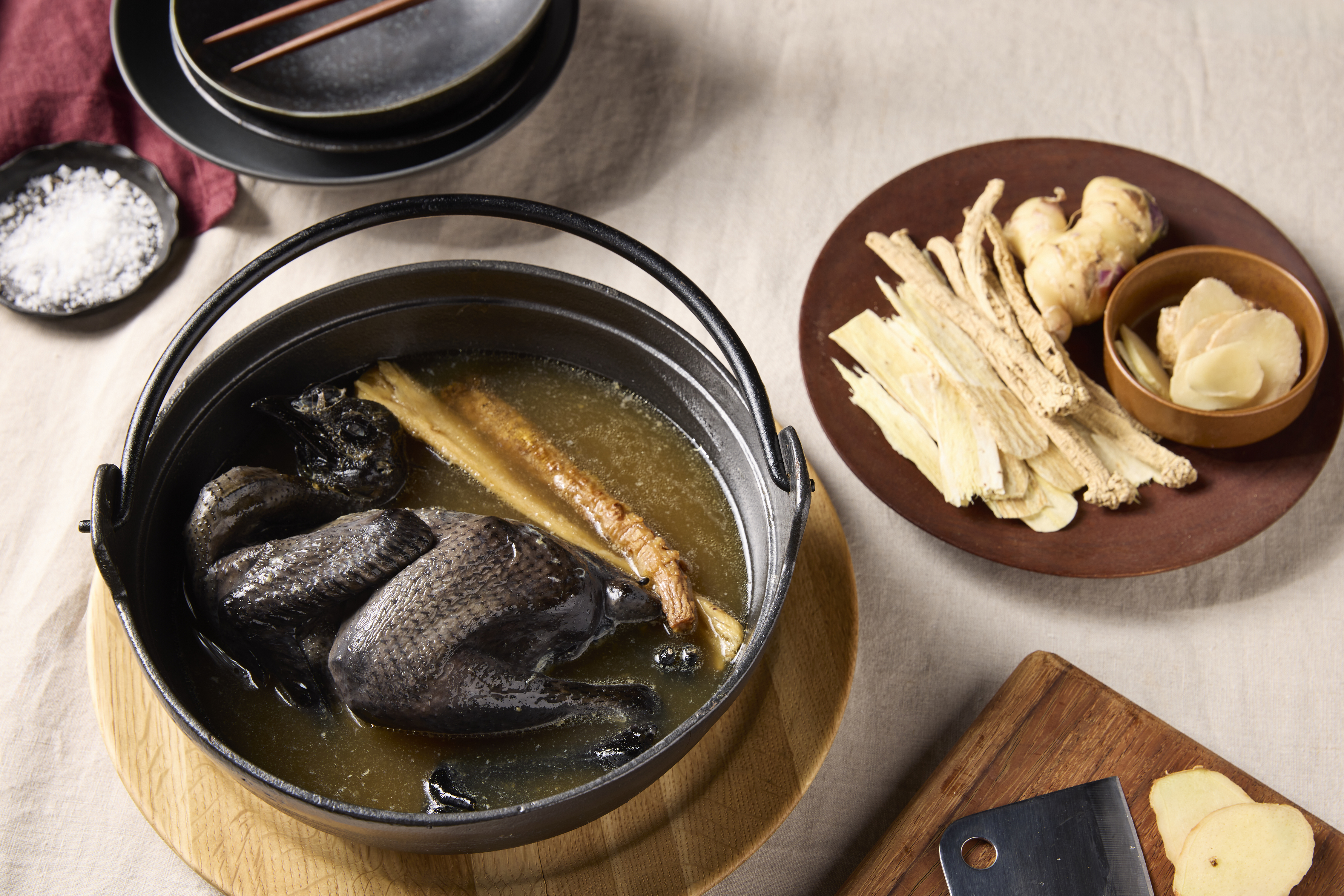 Silkie Chicken and Astragalus Soup by Dr. Wang Xiao Zhai