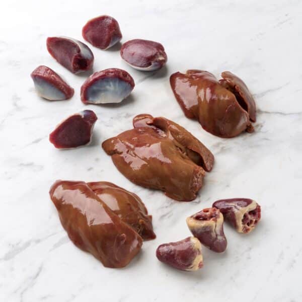 Corn-Fed Duck Offal Mix | Hearts, Liver & Giblets | Aurum’s Signature | 450g pack