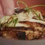 Wood-Fired Aurum Cockerel with Kombu Rice and Spinach Salad by Ross Lusted